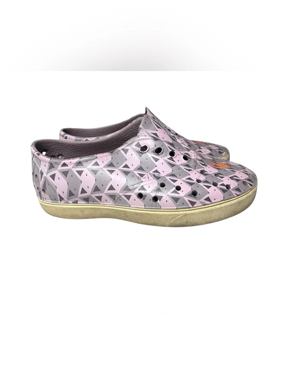 Native Shoes Jefferson Slip-On Purple‎ Pink Fox Print Toddler Size 13
